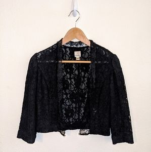 Lauren Conrad Lace Crop Blazer